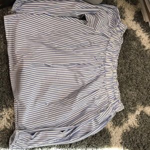 off the shoulder blouse